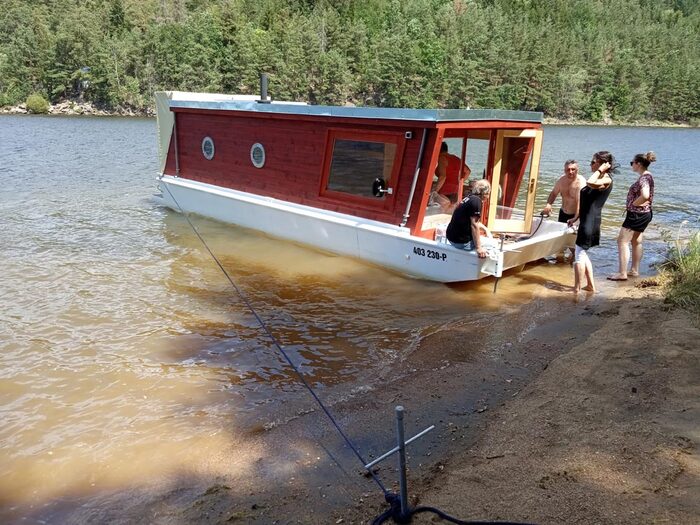 Hausbot Comfort na Orlické přehradě
